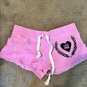 Victoria’s Secret pink shorts